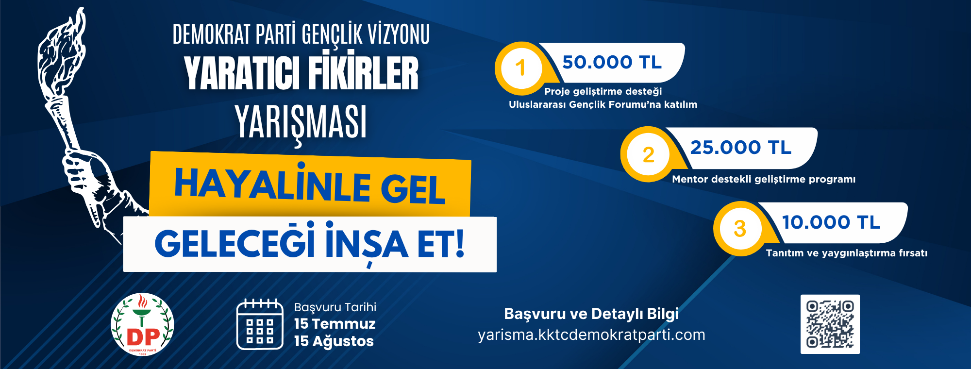 Demokrat Parti'den Gençlere Çağrı: “Hayalinle Gel, Geleceği İnşa Et!”